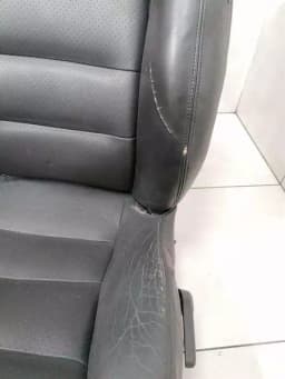 CHEVROLET CHEVROLET C6 SEATS LEATHER SPORT SEATS BLACK SCWARZ ELECTRIC ADJUSTABLE — thumbnail 3