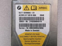 BMW BMW 7 series F02 F01 Safety Module ECU 9209684 Air Control Unit SRS — thumbnail 10