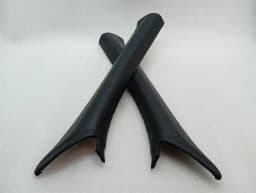 MERCEDES-BENZ MERCEDES S-CLASS W222 SUN VISOR A2228101910 TRIM SET BLACK LEATHER — thumbnail 7