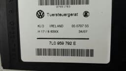 VW VOLKSWAGEN TOUAREG 7L FLH door window engine 7L0959702S power window motor VL — thumbnail 2