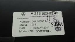 MERCEDES-BENZ Mercedes E Class W212 Drive Rear Lid A2188200342 Drive Unit Rear Deck — thumbnail 3
