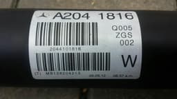 MERCEDES-BENZ Mercedes C Class W204 Propshaft A2044101816 Propshaft Manual Gearbox — thumbnail 8