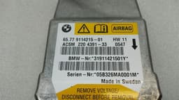 BMW BMW 5 Series E60 Safety Module ECU 9114215 Air Control Unit SRS — thumbnail 6