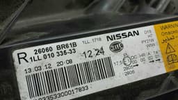 NISSAN Nissan Qashqai Left Headlamp 1LL010335 Xenon RHD RIGHT HAND DRIVE — thumbnail 3