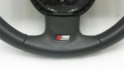 AUDI Audi A3 8P Steering Wheel 8K0419091BB Steering Wheel S Line Leather — thumbnail 3