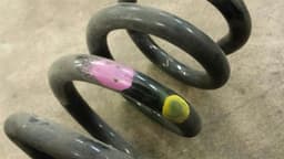 MERCEDES-BENZ Mercedes C Class W204 Coil Spring Rear A2043240604 Rear Spring Chassis Spring — thumbnail 3