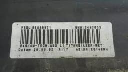 BMW BMW 3 Series E46 Saloon M Tech Left Side Skirt 2497033 Side Sills Left — thumbnail 6
