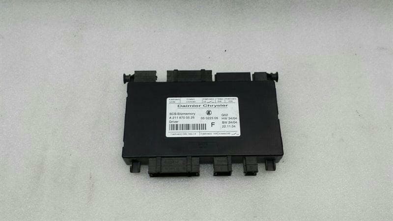MERCEDES-BENZ Mercedes E Class W211 seat control unit left A2118700526 left seat module
