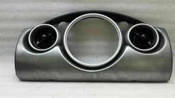 MINI Mini Cooper S R53 Speedo surround 51457055703 decorative trim middle — thumbnail 2