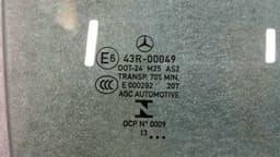 MERCEDES-BENZ Mercedes E Class W212 right rear door glass A2127353010 door window rear right — thumbnail 2
