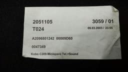 MERCEDES-BENZ Mercedes CLK W209 boat lid floor A2096801242 trim trunk padding — thumbnail 5