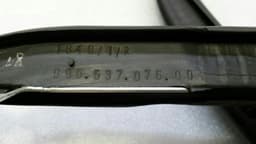 PORSCHE Porsche 911 Carrera right door seal 99653707600 door seals right — thumbnail 2