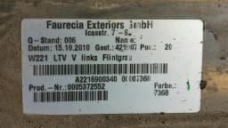 MERCEDES-BENZ Mercedes S-Class W221 Side Skirt A2216900340 Side Skirts — thumbnail 6