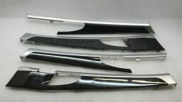 PORSCHE Porsche Panamera 970 door trims set veneer 97055538303 door wood strip dark wood — thumbnail 6