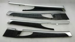 PORSCHE Porsche Panamera 970 door trims set veneer 97055538303 door wood strip dark wood — thumbnail 3