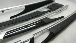 PORSCHE Porsche Panamera 970 door trims set veneer 97055538303 door wood strip dark wood — thumbnail 7