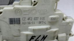 AUDI Audi A3 8P RHD front left door lock 4F2837015 right hand drive — thumbnail 3