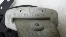 MERCEDES-BENZ Mercedes S-Class W220 Front Seatbelt A2208602485 Seat Belt Pre Safe — thumbnail 3