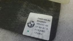 BMW BMW 5 Series E60 FLH Seat Lumbar Support 9180625 Lordose Support Pad Front Left — thumbnail 2
