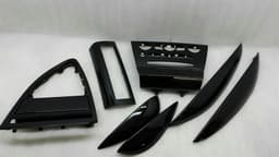 BMW BMW 6 Series E63 E64 8029010 RHD piano lacquer veneer set right handlebar — thumbnail 4
