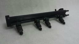 VW VW Golf 4 1.6 manufactured 1998 037906031AA 06A133317A injection strip injection nozzle — thumbnail 2