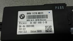 BMW BMW 7 series F01 rear seat heating module 9216468 seat control unit rear — thumbnail 4