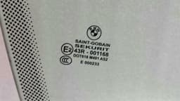 BMW BMW 6 Series E63 right front door glass 51337009710 door window front right — thumbnail 2