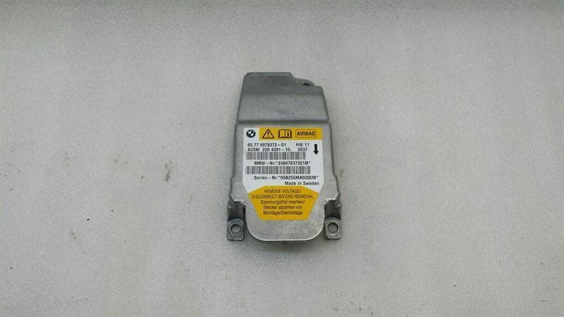 BMW BMW 5 Series E60 Safety Module ECU 6978373 Air Control Unit SRS