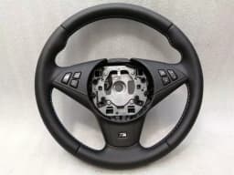 BMW BMW M5 MANUAL M6 SWITCH STEERING WHEEL 32342283933 STEERING WHEEL SPORT FULL LEATHER — thumbnail 1