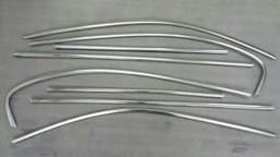 BMW BMW 7 Series E66 Long Door Hrome Strip Set 51357008015 Shaft Cover Outdoor Set — thumbnail 10