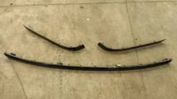 BMW BMW 7 series E65 rear bumper moulding 51127135574 rear bumper cover — thumbnail 1