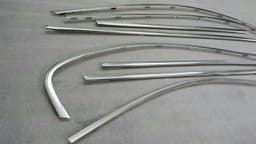 BMW BMW 7 Series E66 Long Door Hrome Strip Set 51357008015 Shaft Cover Outdoor Set — thumbnail 3