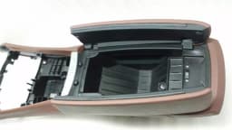 BMW BMW 5 Series F07 GT Center Console Console Leather Cinnamon Brown 9187514 Center Console — thumbnail 3