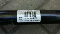 BMW BMW 5 Series F07 GT F01 Drive Shaft Rear Right 7566086 Rear Right Drive Shaft — thumbnail 4