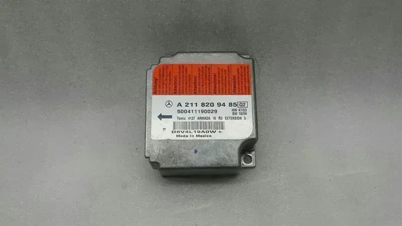 MERCEDES-BENZ Mercedes E Class W211 Safety Module ECU A2118209485 Air Control Unit SRS