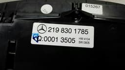 MERCEDES-BENZ Mercedes CLS W219 Auto Climate Control A2198301785 Climate Control Panel — thumbnail 4