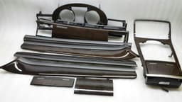 AUDI 2004 Audi A8 Veneer Set DARK WOOD 4E0867237 4E0857326C RHD RIGHT HANDLEBAR — thumbnail 7