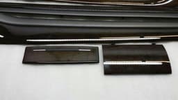AUDI 2004 Audi A8 Veneer Set DARK WOOD 4E0867237 4E0857326C RHD RIGHT HANDLEBAR — thumbnail 3