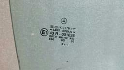MERCEDES-BENZ Mercedes CLK W209 Right Front Door Glass A2097250210 Door Window Front Right — thumbnail 2