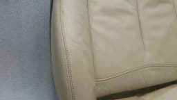 BMW BMW 6 Series E63 front left seat lower 7117030 seat front left leather cream beige — thumbnail 7