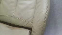 BMW BMW 6 Series E63 front left seat lower 7117030 seat front left leather cream beige — thumbnail 2