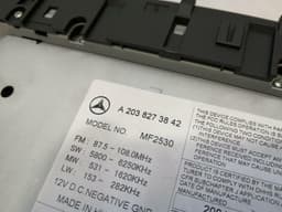 MERCEDES-BENZ Mercedes C Class W203 CD player A2038273842 audio system controller — thumbnail 6