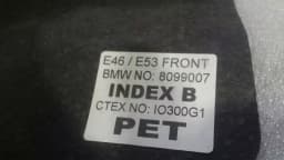 BMW BMW 6 Series E63 left seat lumbar support 8099007 lordose support seat left — thumbnail 8