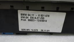 BMW 2002 BMW 7 Series E65/E66 Car Climate Control 64116921678 Control Unit Air Conditioning — thumbnail 4