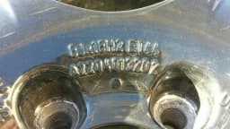 MERCEDES-BENZ Mercedes S-Class W220 W215 Spare Wheel A2204013202 Reserve Emergency Wheel R18" 8J — thumbnail 3