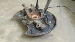 MERCEDES-BENZ Mercedes S-class W220 wheel bearing housing knuckle legs Hi Re A2203509008 RRH stroke — thumbnail 3