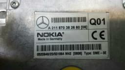 MERCEDES-BENZ Mercedes E Class W211 Phone Module A2118703826 Mobile Phone Control Unit NOKIA — thumbnail 4