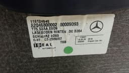 MERCEDES-BENZ Mercedes C Class W204 floor flap loading floor A2046800002 floor matte — thumbnail 8