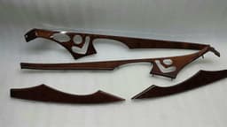 MERCEDES-BENZ Mercedes E Class W211 RHD door veneer right-hand drive walnut — thumbnail 6