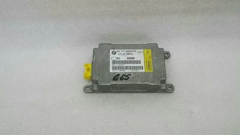 BMW BMW 7 Series E65 Safety Module 6577-6920472 Air Control Unit SRS ECU